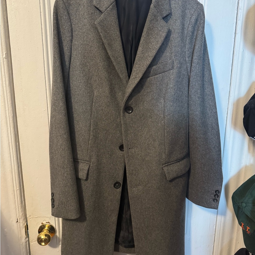 A.P.C. Charcoal Wool Coat
